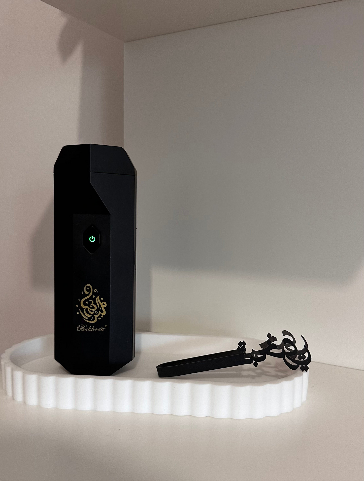 Pince à charbon et encens noir – Design oriental en acier inoxydable